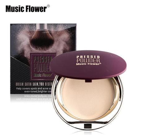 Music Flower Mineral Pressed Powder Concealer Cream Face Base Foundation Makeup Set Smooth Oil Control Contour Palette Cosmetics ► Photo 1/6