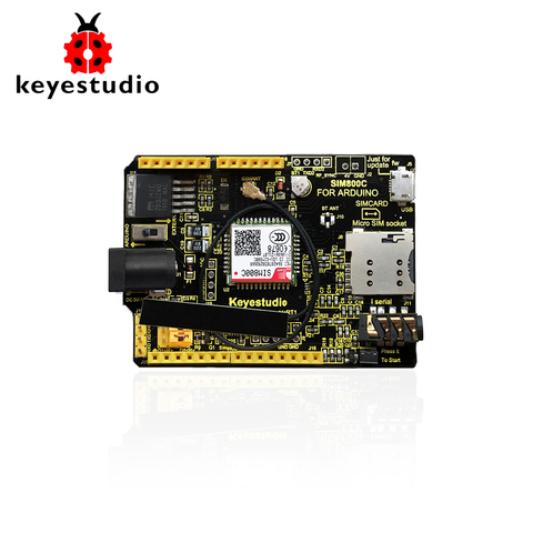 Keyestudio SIM800C GPRS GSM  Shield With Antenna  for Arduino UNO R3 & Mega 2560 ► Photo 1/6