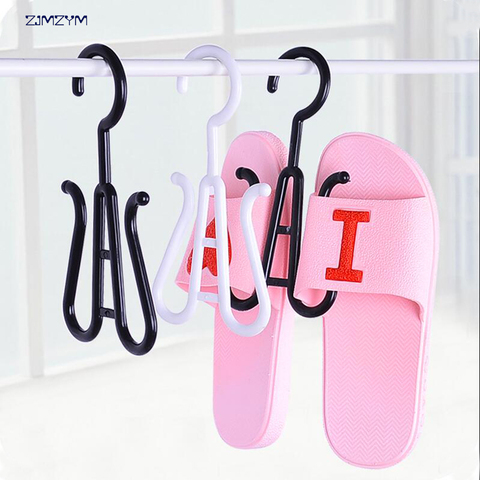 New thick plastic double hook drying shoe rack multi-purpose drying shoe rack bedroom scarves Clothes Storage Hook ► Photo 1/5