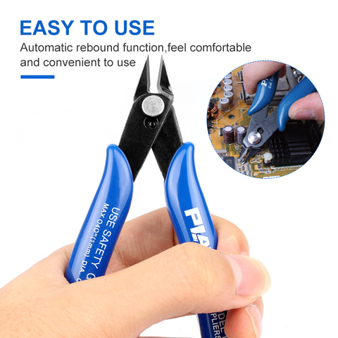 Diagonal Pliers Nipper Practical Electrical Wire Cable Cutters Cutting Side Snips Flush Pliers Mini Pliers Hand Tools ► Photo 1/6