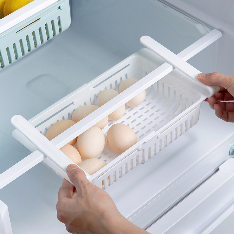 US New Kitchen Fridge Freezer Space Saver Organizer Storage Rack Shelf Holder
