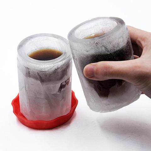 You can eat a Cup! 3-Cup Bar Party Drink Ice Wine Tray Cool Cup Shape Ice Cube Freeze Mold Ice Maker Mould Ice Mold Kitchen ► Photo 1/6