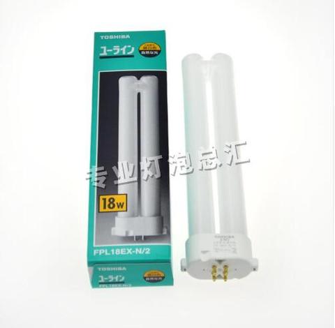 Toshiba FPL18EX-N/2 18W cfl compact fluorescent lamp, GY10q-3 4 pin cfl fpl 18EX-N/2 18W ► Photo 1/1