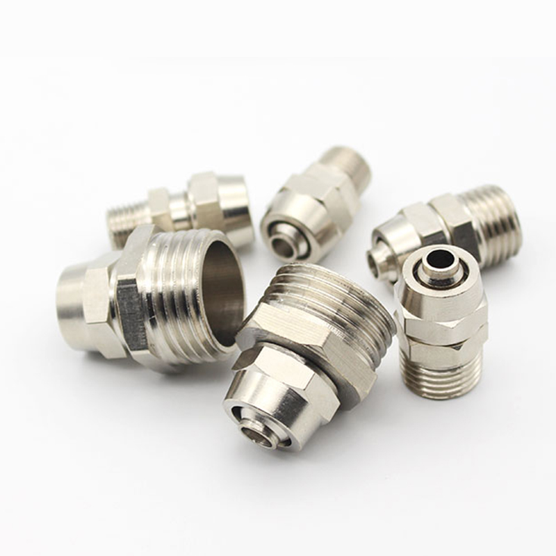2x 6mm to 4mm Pneumatic Air Pipe Quick Fitting Coupler Connector Adapter 