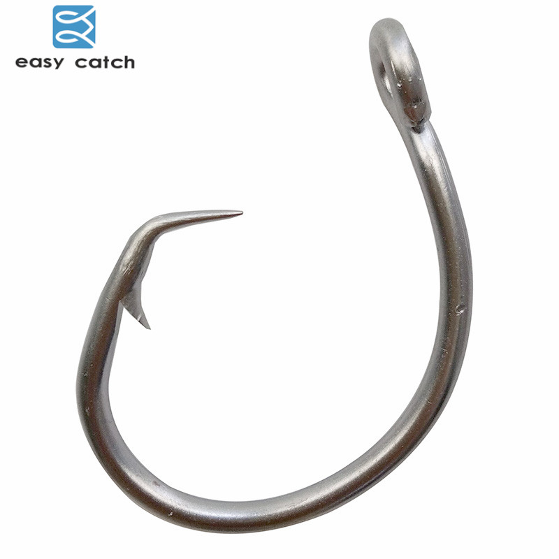 Easy Catch 50pcs 39960 Stainless Steel White Offset Tuna Circle Bait Fishing  Hook Size 8/0 9/0 10/0 11/0 12/0 13/0 14/0 15/0 - Price history & Review, AliExpress Seller - Fishing equipment Store