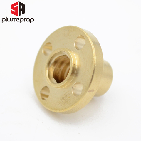 3D Printer Parts Brass Flange Nut For CNC 3D Printer Reprap T8 Lead Screw 8mm Lead 8mm Lead 4mm or 2mm ► Photo 1/6