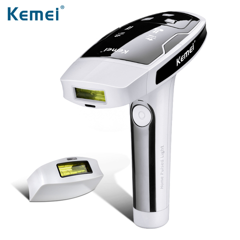 Kemei Lady Hair Removal Machine Photon Permanent Painless Laser Epilator Body Epilator Bikini Trimmer Electric Shaver KM-6812 ► Photo 1/1