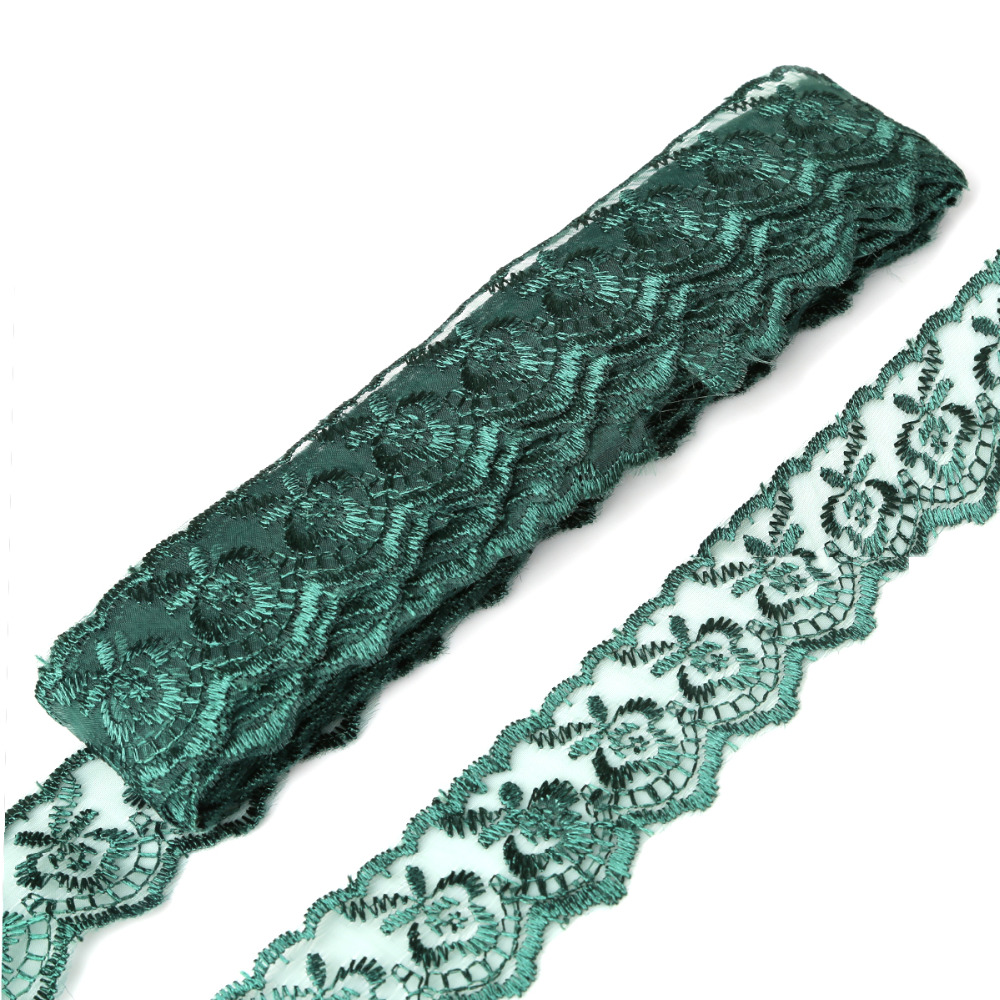 5/10 yards 20mm Handicrafts Embroidered Net Lace Trim Ribbon DIY  Decorations 