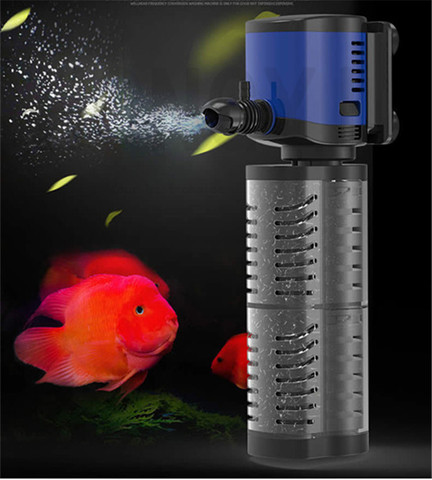 SUNSUN 1 piece 220-240V JQP-500F/1000F/1500F/2500F/ aquarium built-in filter fish tank three in one submersible pump oxygen pump ► Photo 1/6