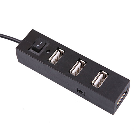kebidumei 3 Ports USB 2.0 Hub USB Hub Splitter with Power Switch High Speed For Laptop PC Computer Laptop Notebook ► Photo 1/6