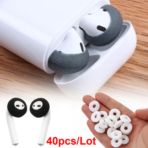 40 PCs Soft Foam Replacement Soft  Earphone Foam Cover Sponge Ear Pad Case For Airpods Earpods Anti Slip Sponge Earpad ► Photo 1/6