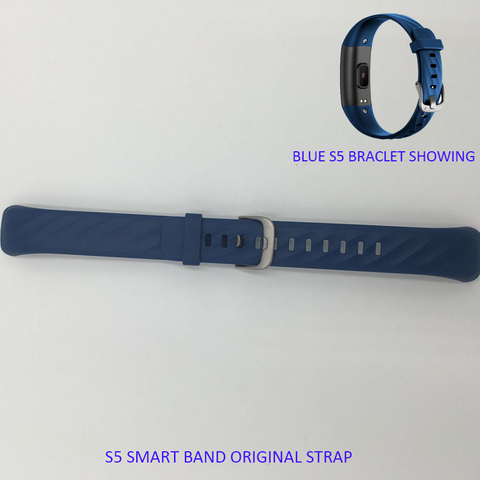 original strap belt for s5 smartband fitness tracker smart band bracelet wrist band silicone replacement belt ► Photo 1/6