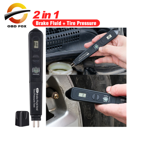 Brake Fluid Liquid Tester Pen With 5 LED Registered Trackable Car Liquid Testing brake fluid Oil Quality tester For DOT3/DOT4 ► Photo 1/6