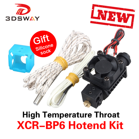 3DSWAY 3D Printer Parts XCR-BP6 All Metal Type Hotend Kit High Temperature Throat ABS Nylon PETG Material Printing J-head 1.75mm ► Photo 1/6