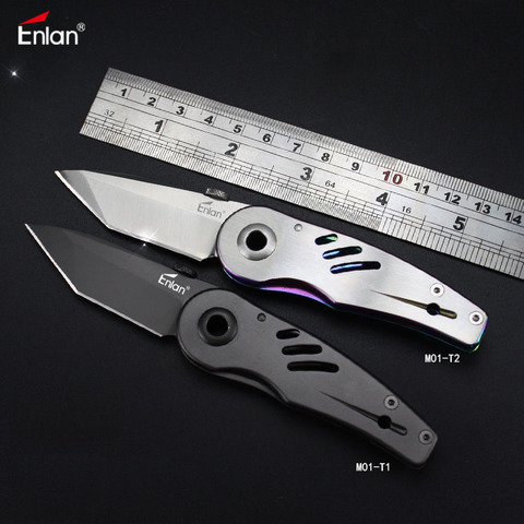 Enlan M01 Small Folding Knife 8Cr13MoV Blade Pocket Knife With Clip Outdoor Hunting Camping Survival EDC Utility Kitchen Tool ► Photo 1/1