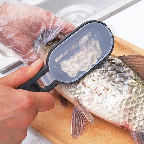 Fish Skin Brush Scraping Fishing Scale Brush Graters Fast Remove Fish knife Cleaning Peeler Scaler Scraper Seafood Tools ► Photo 1/6