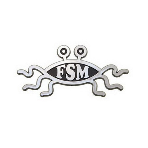 FSM Flying Spaghetti  Car Emblem ► Photo 1/4