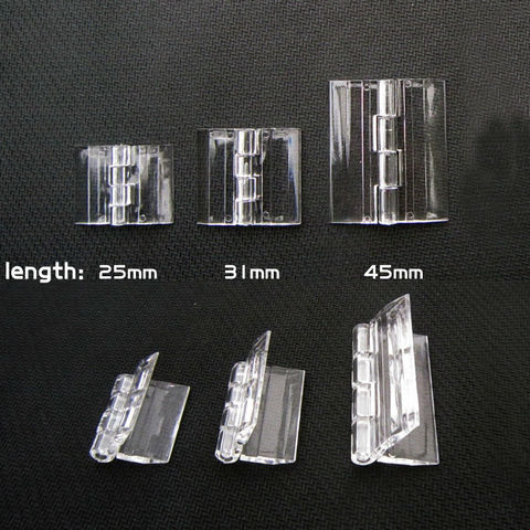 Small Light Mini Clear Transparent Acrylic Plastic Display Furniture Cabinet Door Window Music Box Case Hinge Piano Plexiglass ► Photo 1/6