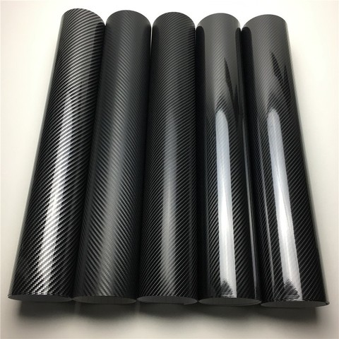 2D 3D 4D 5D 6D Carbon Fiber Vinyl Wrap Film Car Wrapping Foil Console Computer Laptop Skin Phone Cover Motorcycle ► Photo 1/6