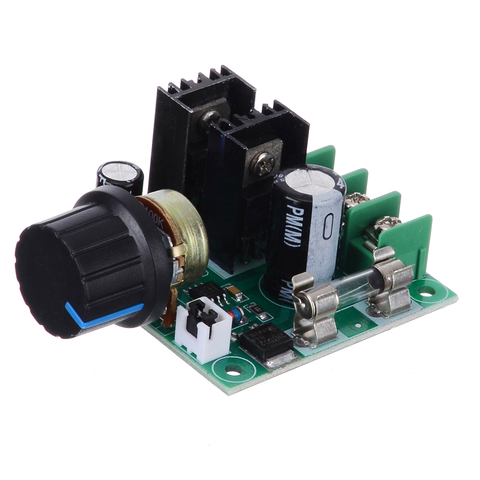 12V-40V DC Speed Controller 10A PWM DC Motor Speed Controller 73X60X27mm Dimmer Voltage Regulator With Knob ► Photo 1/6