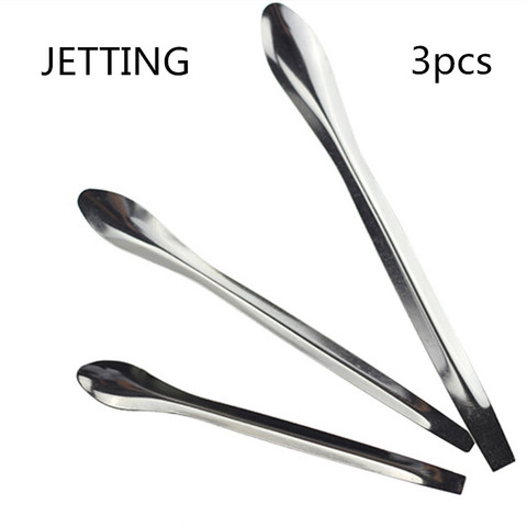 3pcs/Set Stainless Steel Medicinal Ladle Spoon Chemistry Experiment Pharmacy Lab Use Length 10/12/14cm Material: Stainless Steel ► Photo 1/6