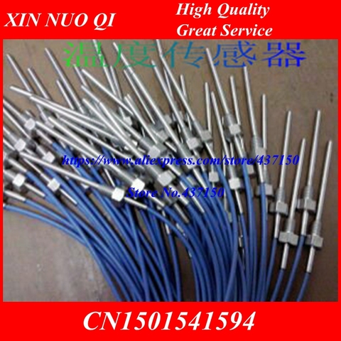PT1000 DS18B20 NTC  thermistor  PT100  M10 screw thread temperature sensor 1M cable ► Photo 1/3