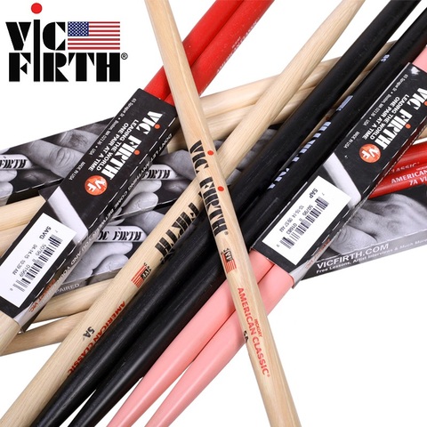 Vic Firth Hickory Drumsticks 5A, 5B, 5B Barrel, 7A, Original Made in USA, Multiple Colors Drum Sticks ► Photo 1/6