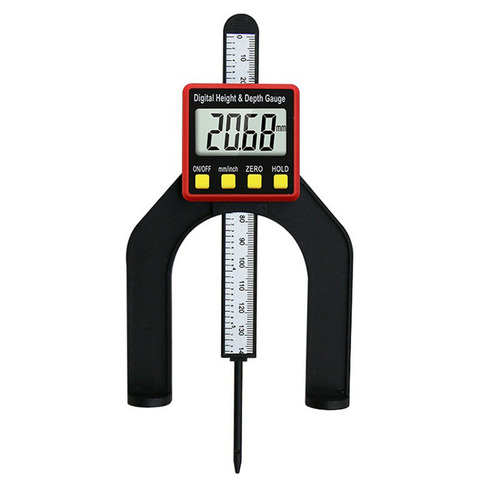 0-80mm Digital Height Gauge Magnetic Feet Electronic Caliper Depth Gage For Router Tables Woodworking Measuring Instrument ► Photo 1/1