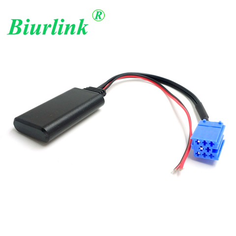 Biurlink For Blaupunkt 8Pin Mini ISO CD Changer Port Audio Aux In Bluetooth Module Receiver for Volkswagen for Audi for Becker ► Photo 1/3