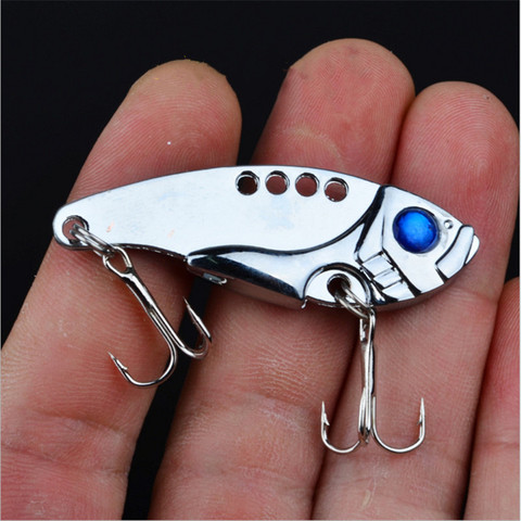 1Pcs Metal VIB Fishing Lure 11g 5cm Isca vivid Vibration Wobblers Bass Cicada Spinners Bait For All Top Water Fishing Tackle ► Photo 1/6