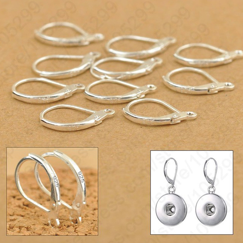 100PCS Earrings Jewelry Components 925 Sterling Silver Handmade Beadings Findings Earring Leverback Earwire Clasps&Hoo ► Photo 1/1