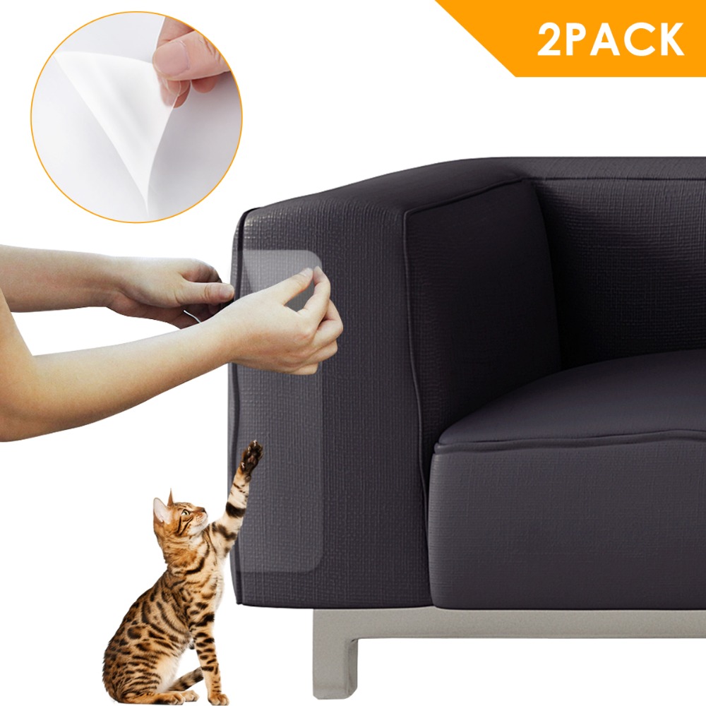 2pcs Pet Cat Anti Scratch Pad Mat Adhesive Furniture Couch Sofa Protector Guard 