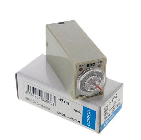 220VAC H3Y-2 Power On Time Delay Relay Solid-State Timer 1.0~30Sec DPDT & Socket ► Photo 1/4