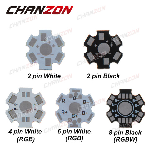 CHANZON 1W 3W 5W LED PCB Board Aluminum Base Plate Heat Sink Substrate 20mm Star Kit DIY Cooling Heatsink 20 mm for 1 3 5 W Watt ► Photo 1/6
