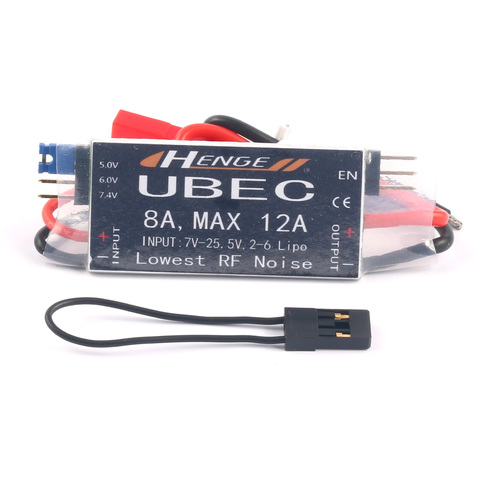 JMT 8A UBEC Output 5V / 6V 6A / 8A Max 12A Inport 7V-25.5V 2-6S Lipo / 6-16 cell Ni-Mh Input Switch Mode BEC for RC Quadcopter ► Photo 1/4