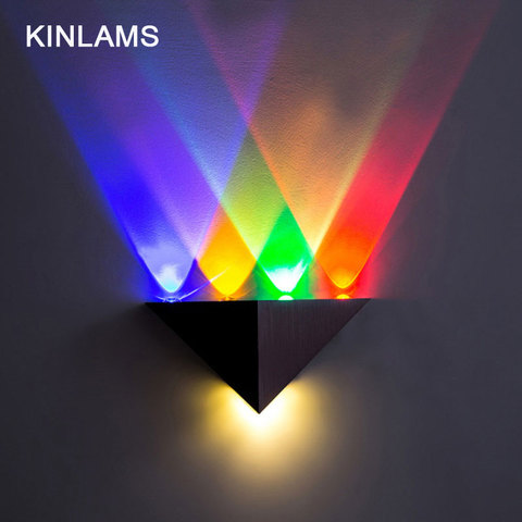 Modern Led Wall Lamp 3W 5W Aluminum Triangle Wall Light For Bedroom Home Lighting Luminaire Bathroom Light Fixture Wall Sconce ► Photo 1/6