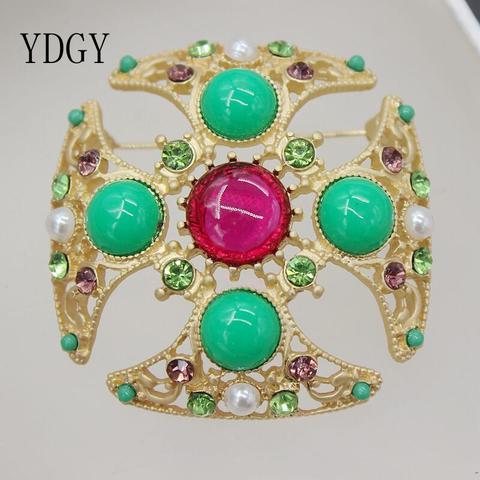 YDGY Baroque Creative Geometry Pin Fashion Female Lamille PIN Wedding Accessories Female Jewelry 2022 New ► Photo 1/6