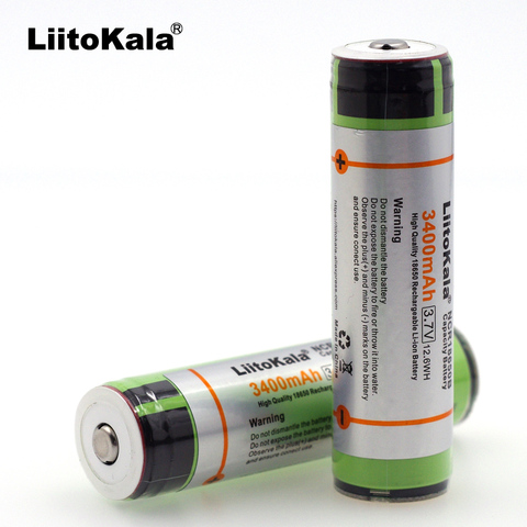 Liitokala New Protected Original Rechargeable battery 18650 NCR18650B 3400mAh with PCB 3.7V Free Shipping ► Photo 1/5
