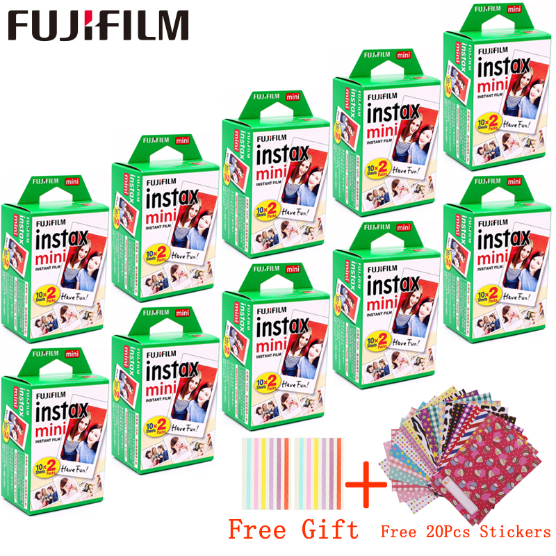 Fujifilm Instax Mini Film Optional Photo Frame 10-100 sheet Photo Paper For  Instax Mini 11 9 Instant 70 90 LiPlay Film Camera