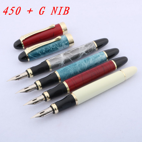 English calligraphy pen in the round body Dipped in nib tip circle JINHAO 450 Engraver's Script G NIB Fountain pen Supplies ► Photo 1/6