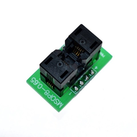 MSOP8 to DIP8 MCU Test IC socket Programmer adapter Socket ► Photo 1/6
