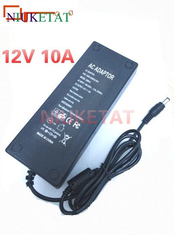 LX1210 DC 12V 10A Power 12V10A AC 100V-240V LED RGB power adapter LED drive Power Supply for LED strip 5050 2835 12V 10A power ► Photo 1/6