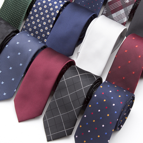 XGVOKH 20 Style Neck Tie Men Skinny necktie wedding ties Polyester Black Dot fashion Mens Business Bowtie Shirt Accessories ► Photo 1/6