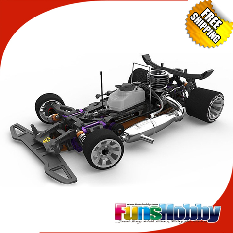 Italy Motonica RC Nitro Car Kit 1/8 4WD Gas Power Racing On Road Cars P81 RSII Free Shipping ► Photo 1/1