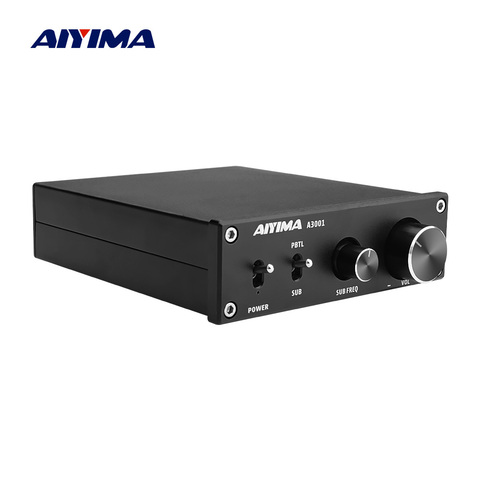 AIYIMA TPA3255 Subwoofer Power Speaker Amplifier 300W Mono Hifi Home Audio Amplifier NE5532 OP AMP Bass Treble Adjust ► Photo 1/6