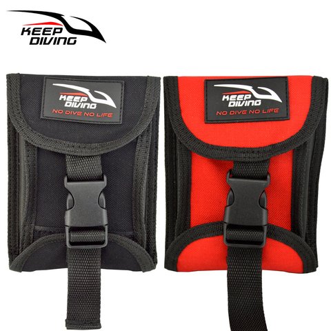KEEP DIVING 1PCS Two Sides Open Up Scuba Diving Weight Belt Pocket with Quick Release Buckle Accommodate 3KG/6lb of Lead Weight ► Photo 1/6