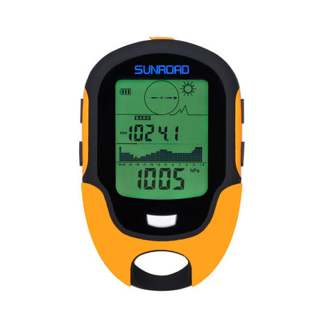 Portable Waterproof Outdoor Camping Altimeter FR500 Multifunction Running Swimming LCD Digital Altimeter Barometer Compass Tools ► Photo 1/6