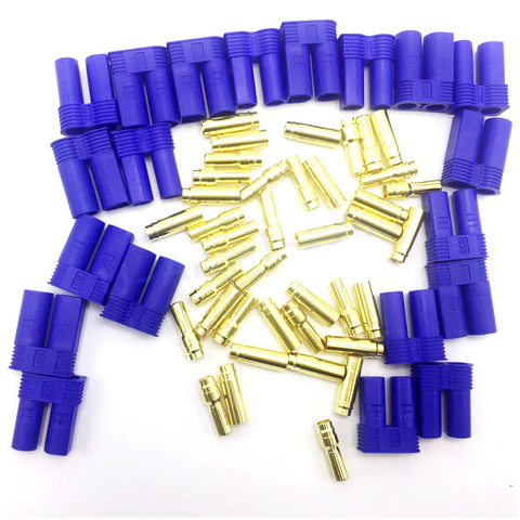 5 /10 /20 /50 /100 pair EC5 Banana Plug Bullet Connector Female+Male for RC ESC LIPO Battery/Motor ► Photo 1/6