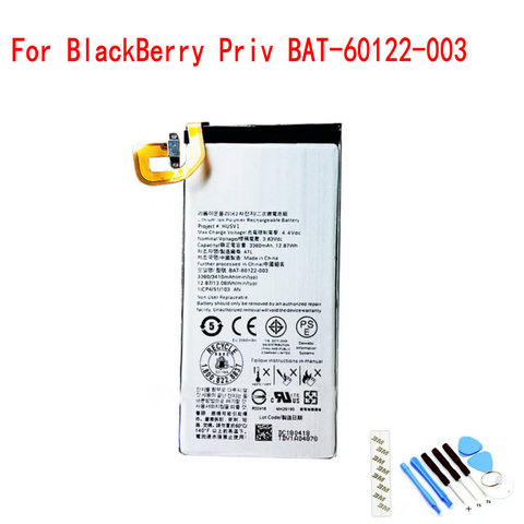 100% NEW Original BAT-60122-003 3.8V 3360mAh Battery For BlackBerry Priv Mobile phone ► Photo 1/1