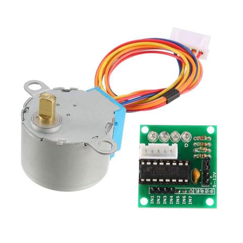 Smart Electronics 28BYJ-48 5V 4 Phase DC Gear Stepper Motor + ULN2003 Driver Board for arduino DIY Kit ► Photo 1/3